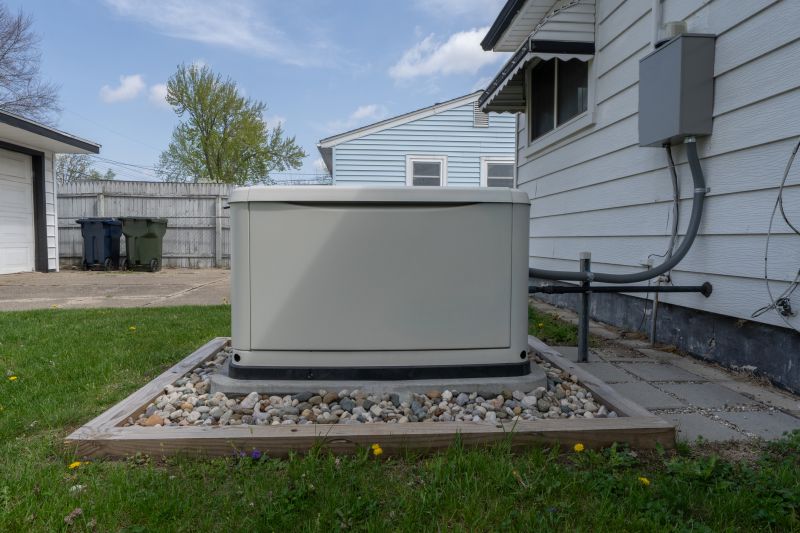 Close-up of a Residential Generator