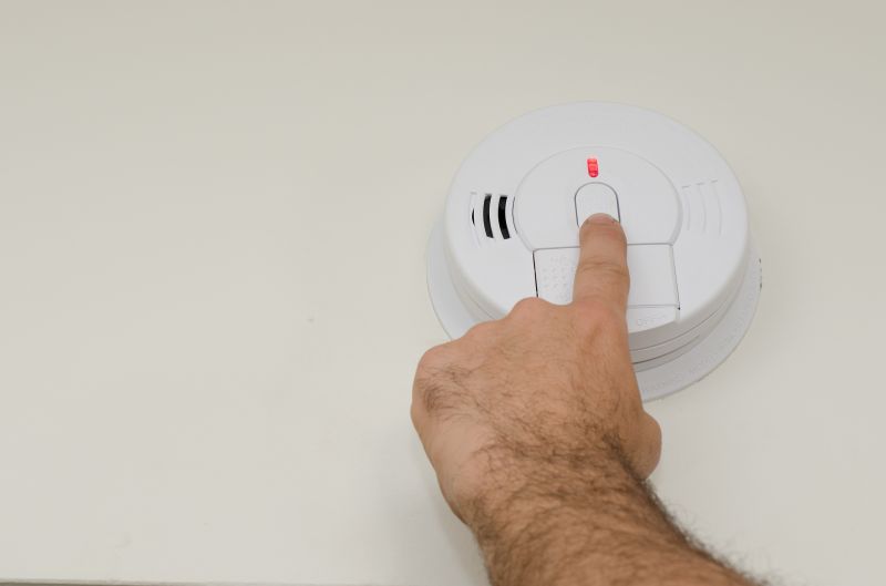 Hardwired Smoke Alarm Close-up